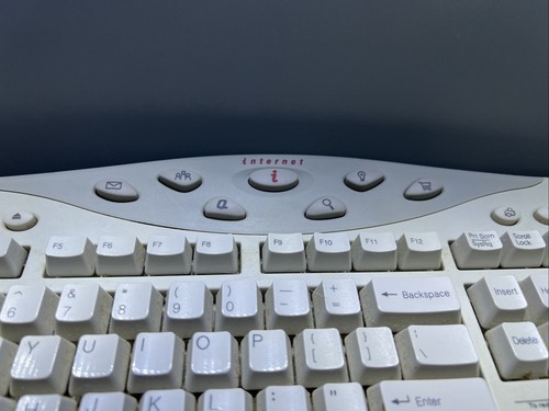 Compaq Presario Wired Multimedia Keyboard SK-2800C Beige PS/2 - Tested & Works! - Picture 2 of 7