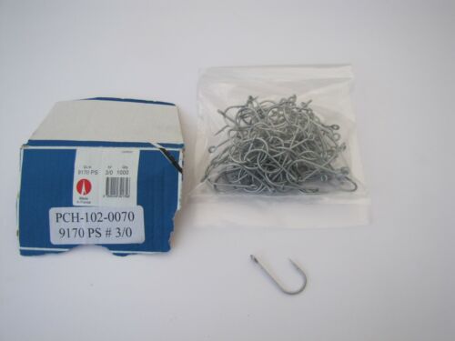 1,000 VMC SIZE 3/O 9170PS SIWASH Hooks Closed Eye LOT b