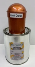 Atomic Orange Quart Single Stage ACRYLIC ENAMEL Car Auto Paint