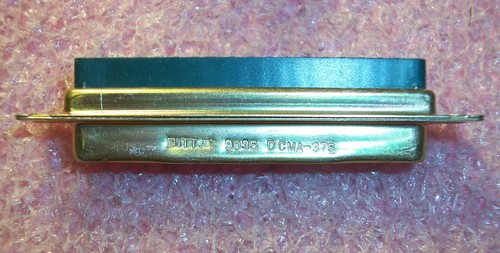 QTY (2) 37 POSITION D-SUB HIGH RELIABILITY METAL SHELL W/ CONTACTS DCMA-37S ITT - Picture 4 of 7