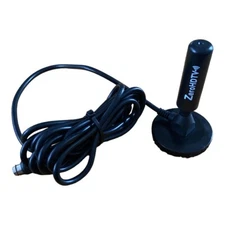 ZeroHDTV Digital Antenna Copper Coil Indoor-Outdoor Magnetic Base 120 mile range