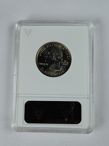 2002 Ohio State Quarter Central State Show Columbus Ohio ANACS Sample Slab - Picture 2 of 4