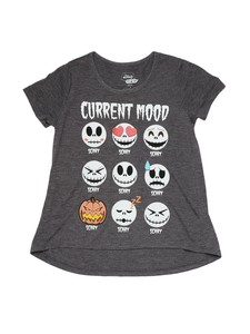 Nightmare-Before-Christmas-Girls-Jack-Skellington-Halloween-Emoji-T-Shirt-Gray