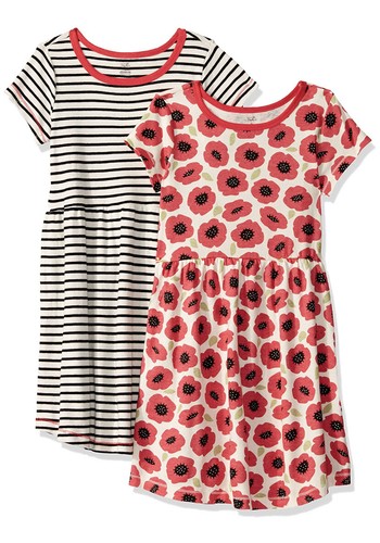 Touched By Nature Abiti Biologici a Maniche Corte per Ragazze (2PK) - Foto 1 di 2