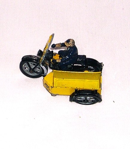 Morestone "AA" Motorycle and Sidecar giallo/nero .R & G@@D ! - Imagen 4 de 5