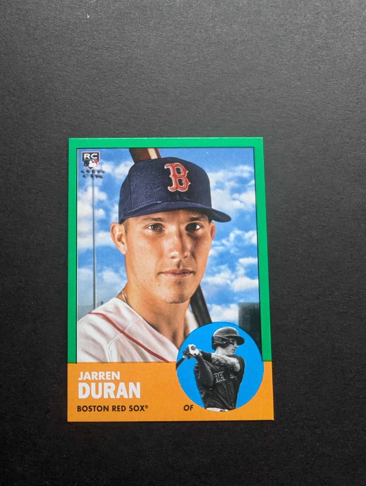2022 Topps Archives 1963 Topps Green Parallel /125 Jarren Duran RC Rookie #88