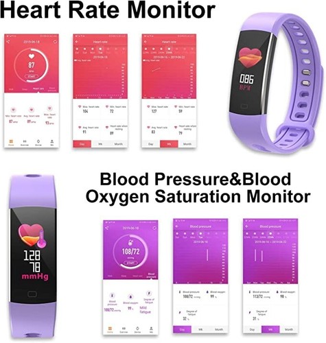 moreFit Fitness Tracker Sport Watch 1.10" Color Display Ultra Clear Smart Watch - Picture 6 of 6