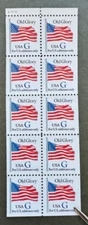 US Stamps Scott 2884 1994 32c Blue G Rate Booklet Stamps pane of 10 M/NH Fresh