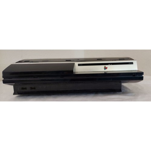 Sony PlayStation 3 PS3 Slim Console Black With Hard Drive For Parts Only - Picture 3 of 7