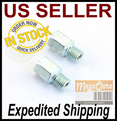 2X10mm bis 8mm Moto Rückspiegel Adapter Schrauben Schraube für Yamaha SuzukiYEG