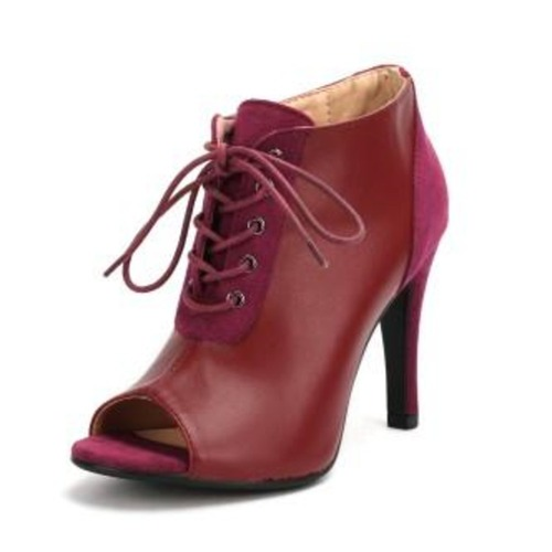 High Heel Damen Latein Tanzschuhe Frau hohl rutschig Ballsaal Stilettos Stiefel - Bild 13 von 13