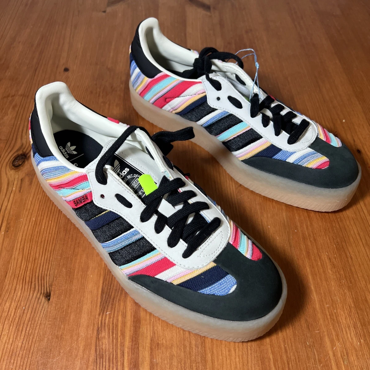 KSENIASCHNAIDER x adidas Sambae Black Multi-Color Gum W for sale