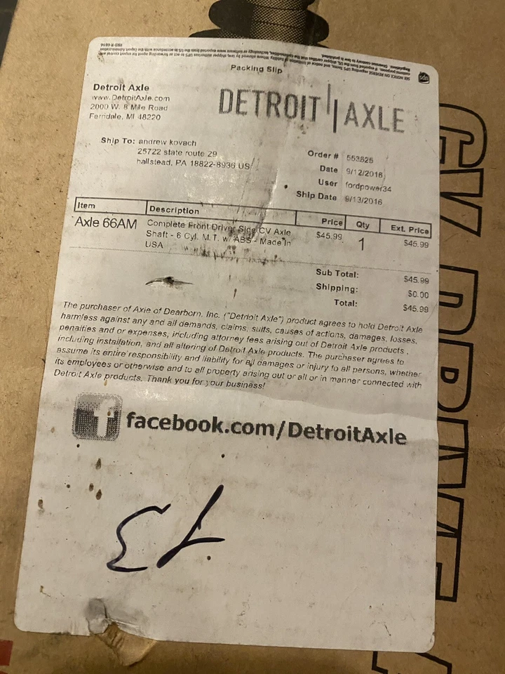 Mercury Cougar 2002 completo DS CV eje 6 cilindros transmisión estándar eje Detroit 66AM Foto 2 de 4