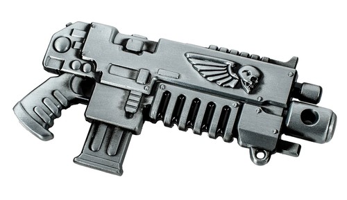 WARHAMMER 40K - Bolt Rifle Bottle Opener - Space Marines - GIFT - NEW - Picture 4 of 8