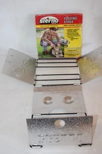 STERNO Folding Stove Camping Gear Outdoors New older Stock