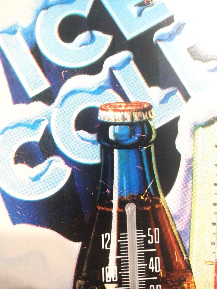 1993 Coca-Cola Thermometer served right - below 40 degrees. - Image 4 of 4