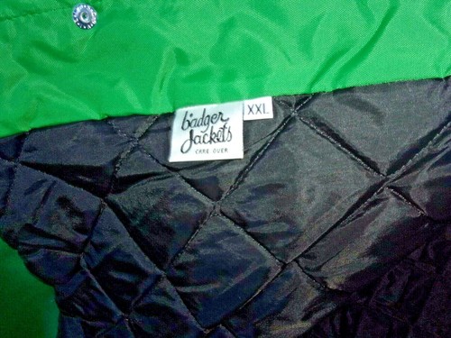 Vintage HUGHES HYBRIDS Green Jacket/Coat, Farmer Ag, Men's XXL, Badger Jackets - Picture 5 of 6