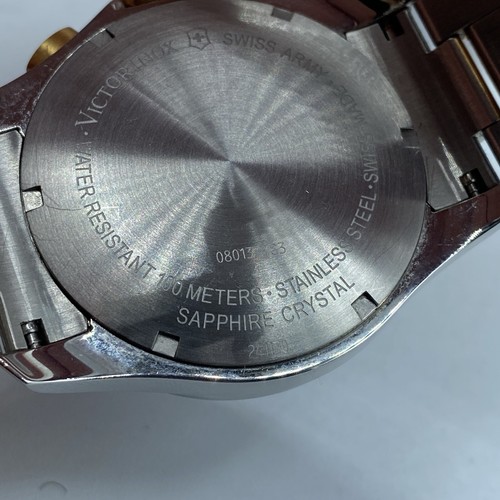 VICTORINOX FieldForce Swiss Army Chrono Classic Men's Watch Model 241170 ALL S.S - Picture 8 of 9