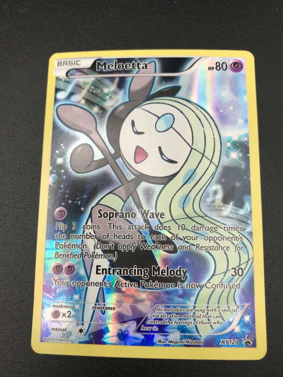 Pokemon Meloetta Holofoil Full Art Promo XY120 - United Sanctuary Card Games