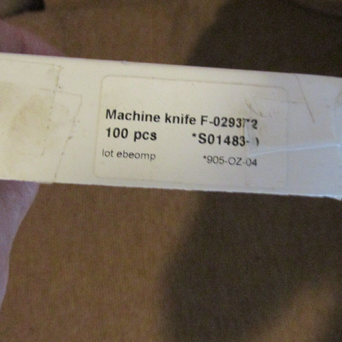 Sandvik Edelstahl Mark IV Maschinenklinge. (1 Schachtel mit 100 Stück). F-029372. - Bild 4 von 4