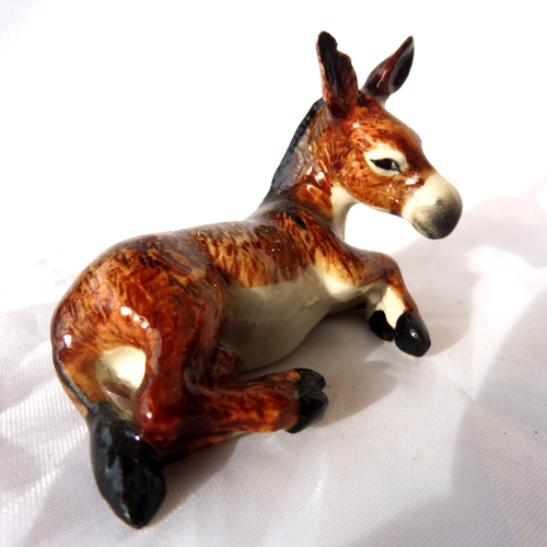 KLIMA K308 Miniature statuette en porcelaine - ANE BRUN DONKEY - Picture 9 of 9