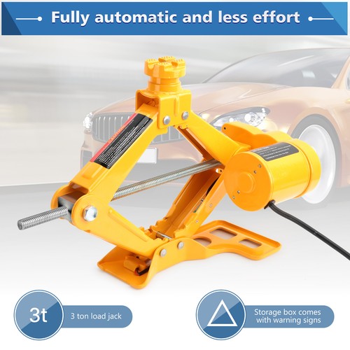 4X 3 Ton Automotive Car Electric Jack Lifting Scissor Jack 12V Remote Hoist SUV - Picture 8 of 12