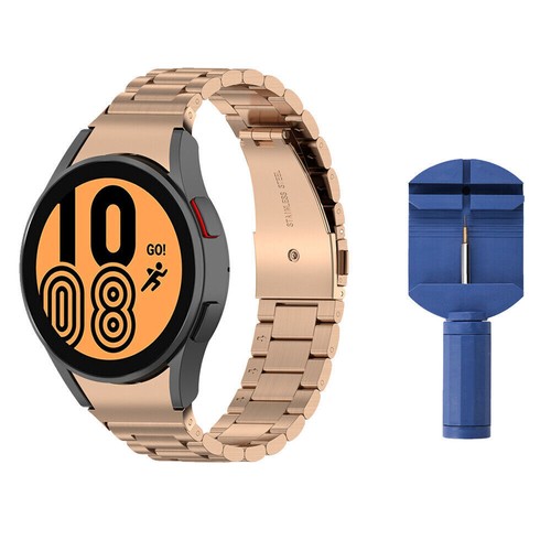 For Samsung Galaxy Watch 7/6/5/4/FE 40/44mm 45mm No Gaps Metal Band Wrist Strap - Picture 17 of 20