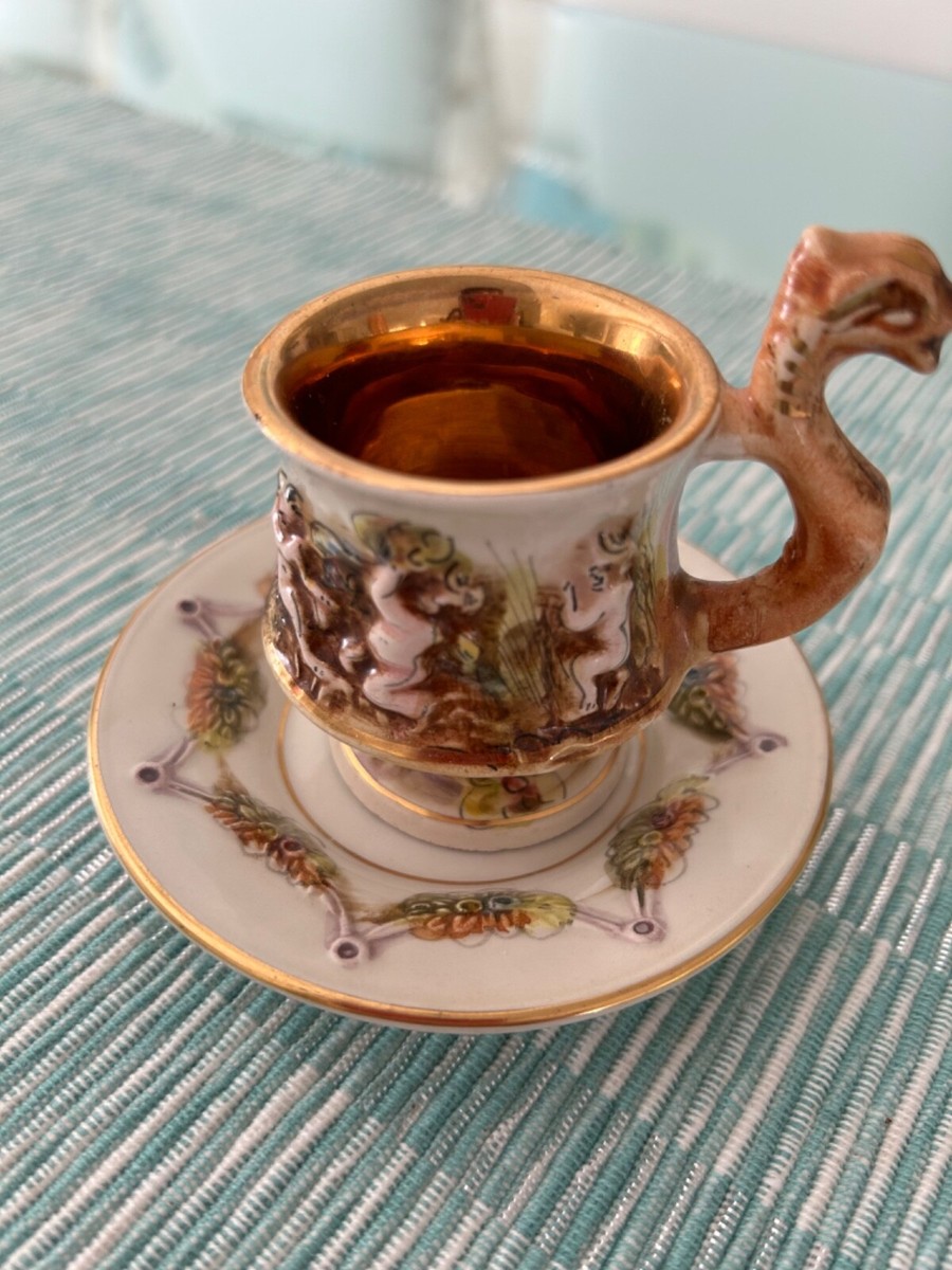 capodimonte italian antique 23 piece tea/coffee set | eBay