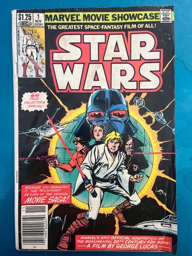 1982 Marvel Movie Showcase Comics Star Wars #1 & 2 Good/VG - Picture 1 of 6