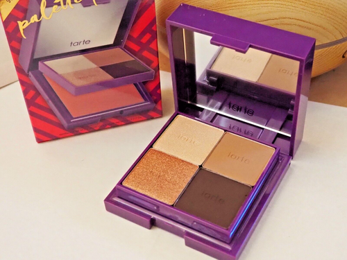 96 $ Neu im Karton Tarte Double Duty Schönheitspalette Spielen Lidschatten & Wangen Rouge Palette - Bild 3 von 6