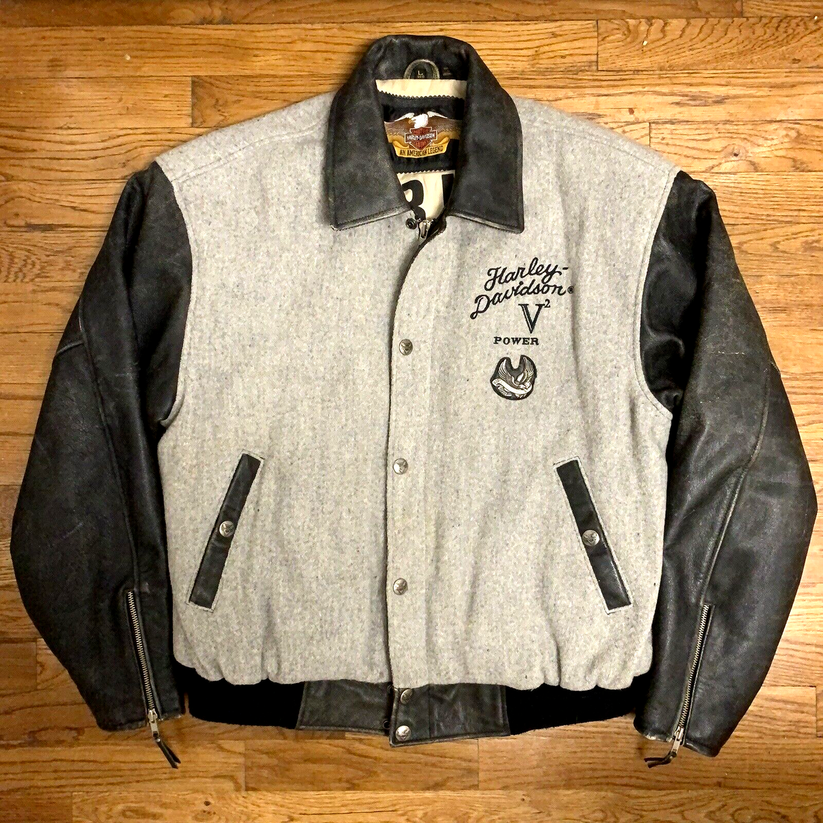 Harley Davidson Men Leather Jacket V Power Motorcycles Spell Harley Davidson Men Leather Jacket V Power Motorcycles Spell