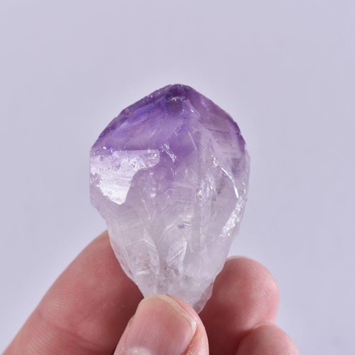 Pieza de exhibición de cristal grande con punta de cristal natural de amatista Brasil - Imagen 8 de 31