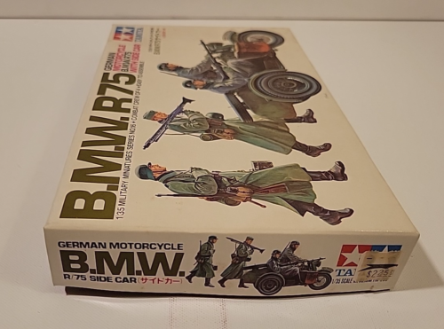 Motocicleta alemana Tamiya B.M.W. R75 con kit modelo coche lateral escala 1/35 - Imagen 3 de 9