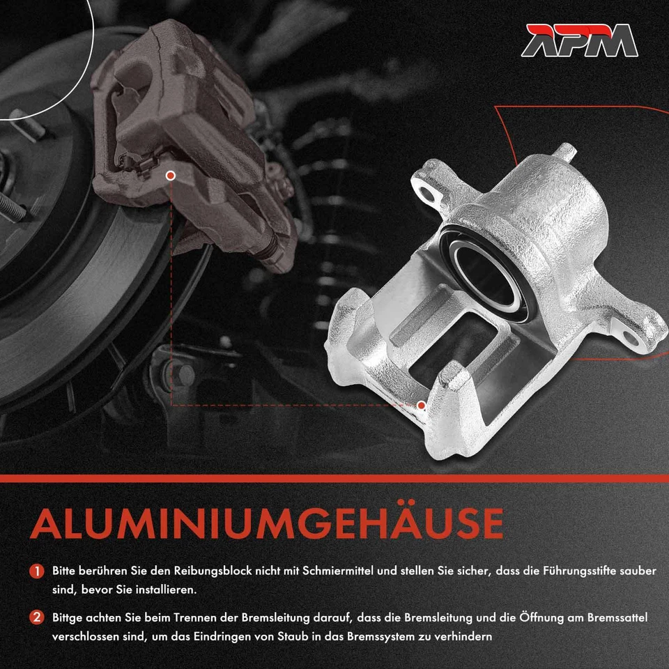 2x Bremssattel Hinterachse L+R 38mm für Hyundai Highway Van Trajet FO 2.0L 2.7L - Imagen 2 de 4