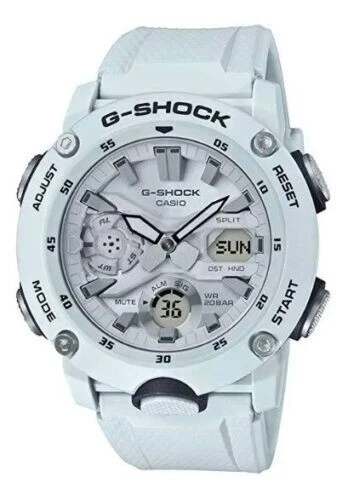 Casio G-Shock GA-2000S-7A Carbon Core Guard Digital Analog Mens