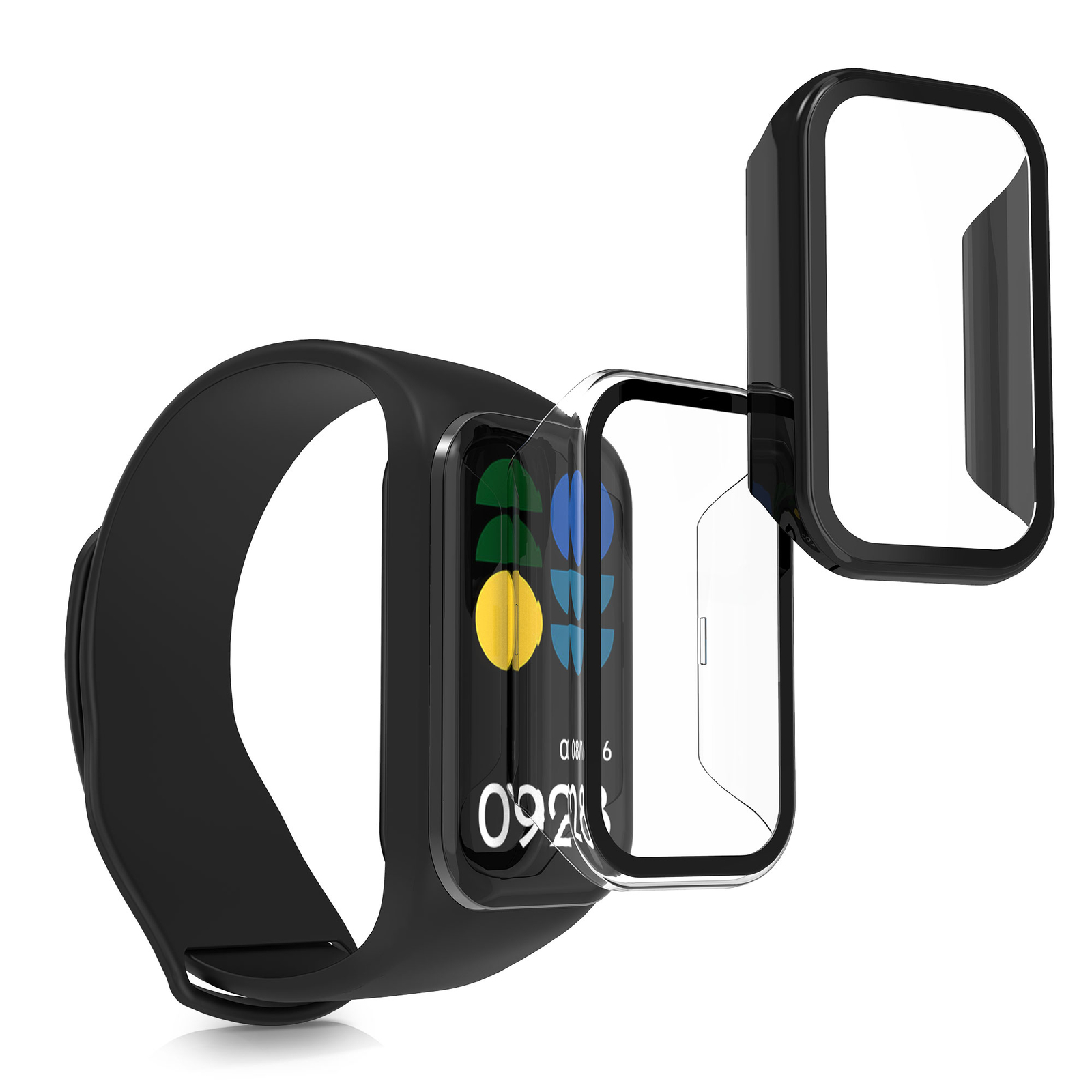 Часы Hülle для умных часов Xiaomi Redmi Band 2 Silikon Fullbody Schutzhülle Case Smartwatch