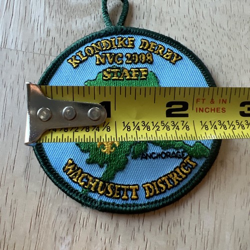 Patch personale BSA Klondike Derby Wachusett District 2008 NVC - Foto 5 di 6
