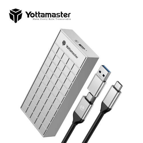 M.2 NVMe SSD Enclosure USB 4 Heatsink Aluminum For 2280 Thunderbolt 3 4 40 Gbps - Picture 2 of 8