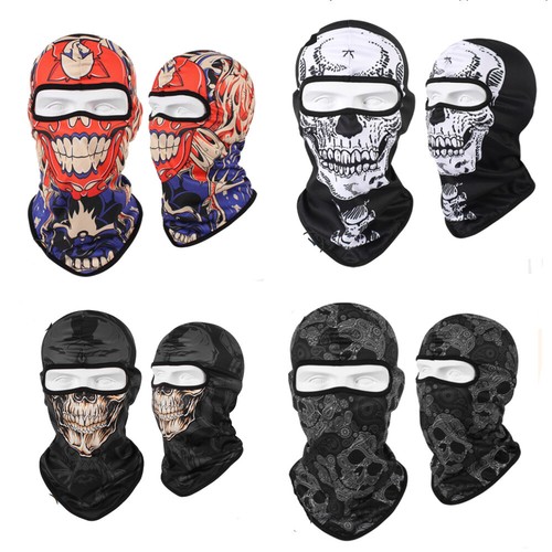 Summer Skull Mask 3D Balaclava Ghost Bandana Motorcycle Face Mask Halloween Mask - Picture 8 of 48