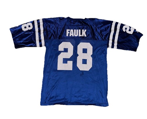 Vintage 90’s Marshall Faulk Indianapolis Colts Starter Jersey - Picture 2 of 5