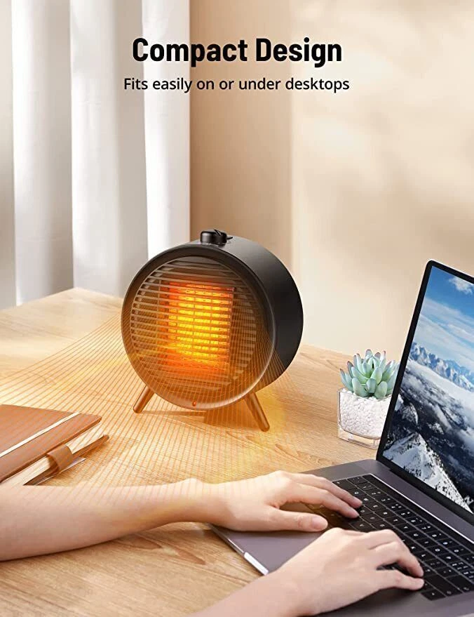 Mini Space Heater Garage Hot Air Fan Portable 1500W for Indoor Large Room  Office | eBay