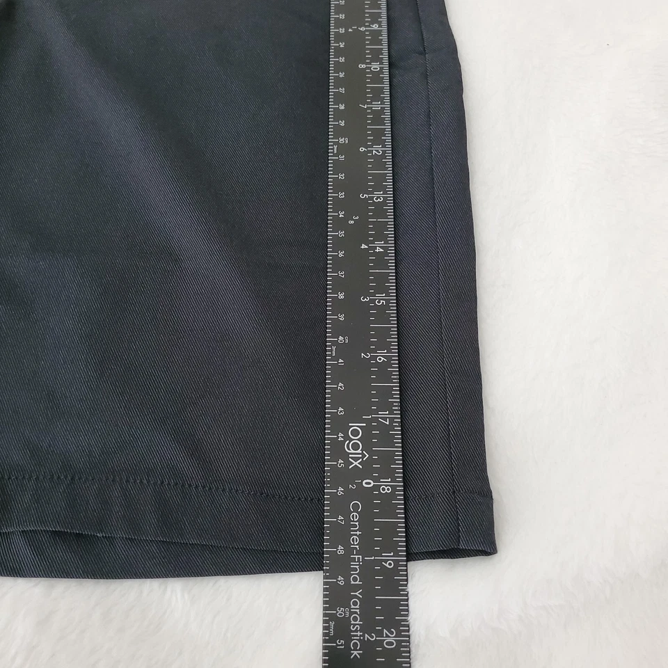 Hurley Nike Dri Fit Shorts Boys Youth Size 16 Bermuda Hybrid Black Nylon Blend - Image 2 of 4