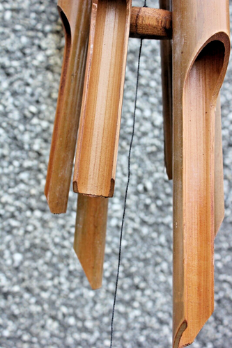 BAMBOO WIND CHIME,O/A 65 CM,ETHICALLY SOURCED FROM SUSTAINABLE MATERIALS, BALI - Picture 3 of 3
