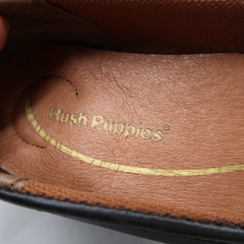 Hush Puppies Shoes Womens 6.5 M Slip On Loafers Black Leather - 第 4/7 張圖片