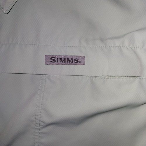 Simms Fishing Products Vented Fishing Shirt Seafoam Green Size 2XL - Picture 4 of 8