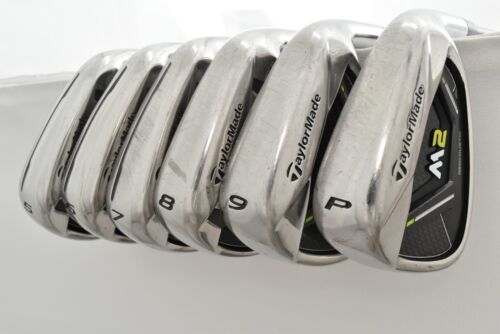 6 PCS TaylorMade M2 Iron Set 5-6-7-8-9-P PW REAX 75 RH Flex S Stiff Golf Clubs - Picture 2 of 16