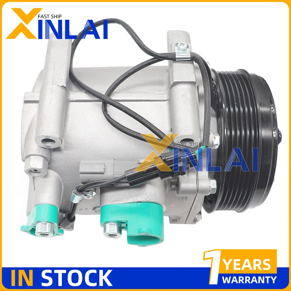 Compresor de CA de 12 V con embrague compatible con Mitsubishi Fuso Canter FE70DB FE71JB FE72DB Foto 4 de 4