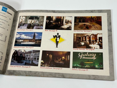 Vintage Reise Tourismus Stockholm Schweden nach acht Prospekt Kartenführer 1990 91 - Bild 16 von 24