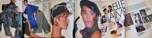 1985 French ELLE magazine Special Fashion Issue Sophie Marceau YASMIN LE BON - Picture 5 of 12