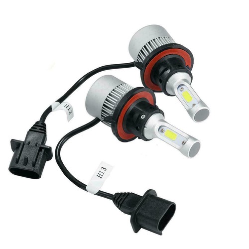 For GMC Yukon 2007-2014 LED Headlights Kit High Low Beam Fog Light White Bulbs - Picture 8 of 12
